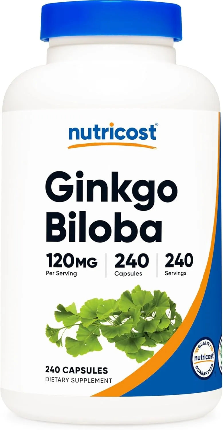 Ginkgo Biloba 120mg, 240 Capsules - Extra Strength Ginkgo Biloba Extract - Kenya