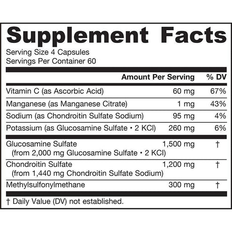 Glucosamine + Chondroitin + MSM - Kenya