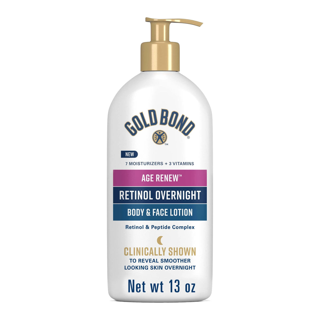 Gold Bond Age Renew Retinol Overnight Body & Face Lotion - Kenya