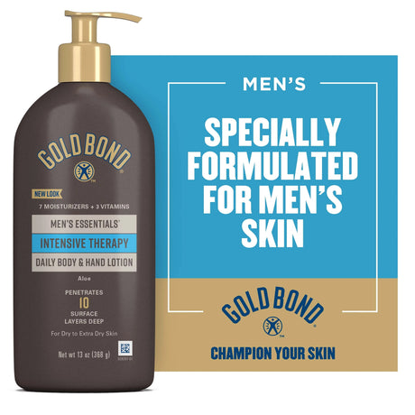 Gold Bond Men's Essentials Intensive Therapy Hand and Body Lotion - Kenya