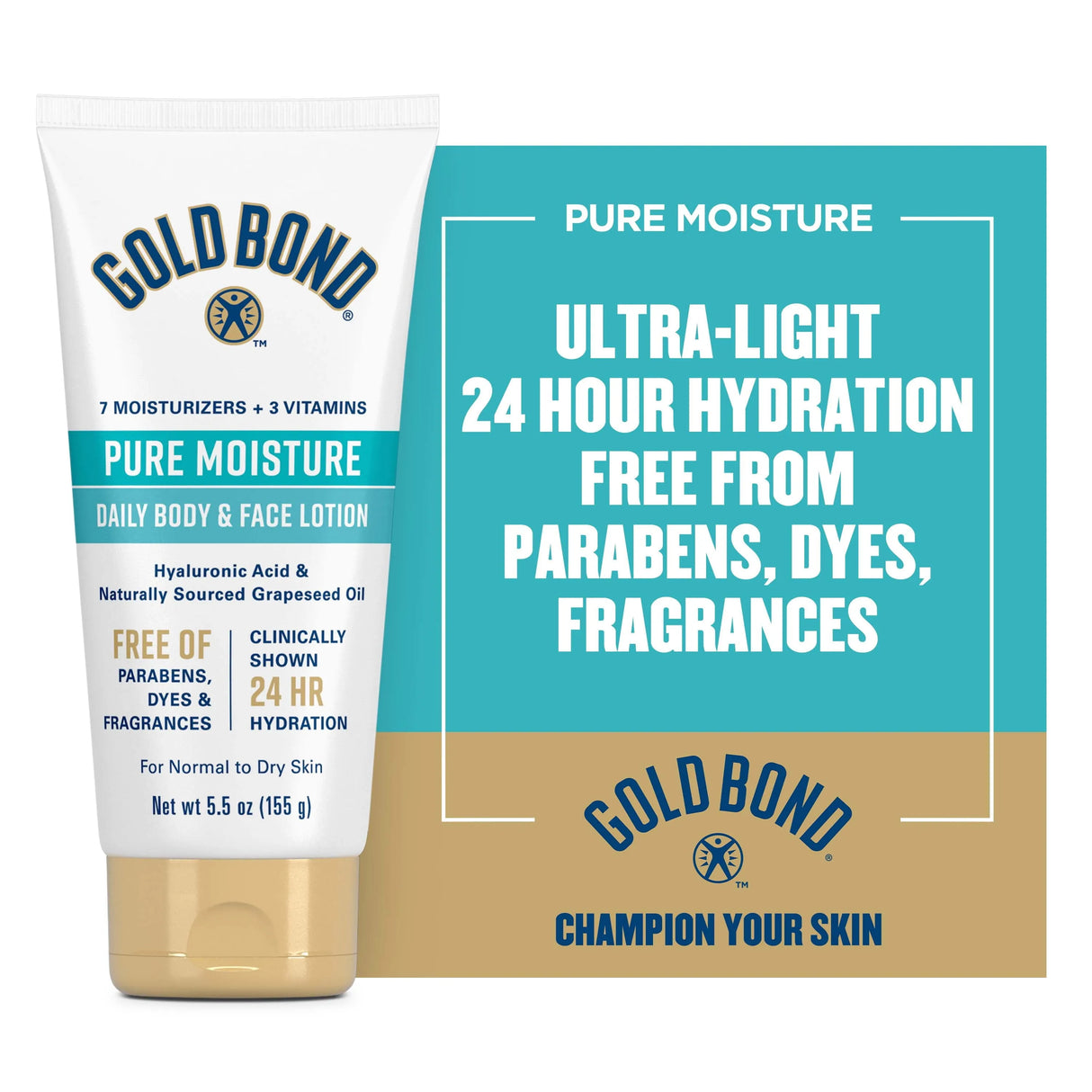 Gold Bond Pure Moisture Body and Face Lotion - Kenya