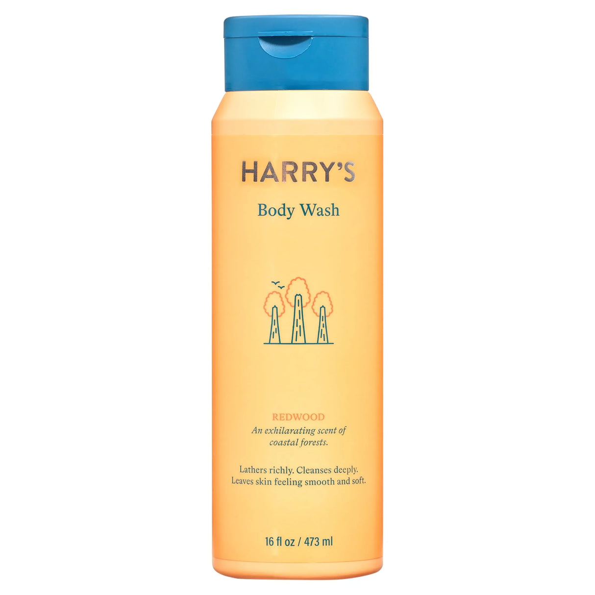 Harry's Men's Cleansing Body Wash, Redwood Scent, 16 fl oz - Kenya