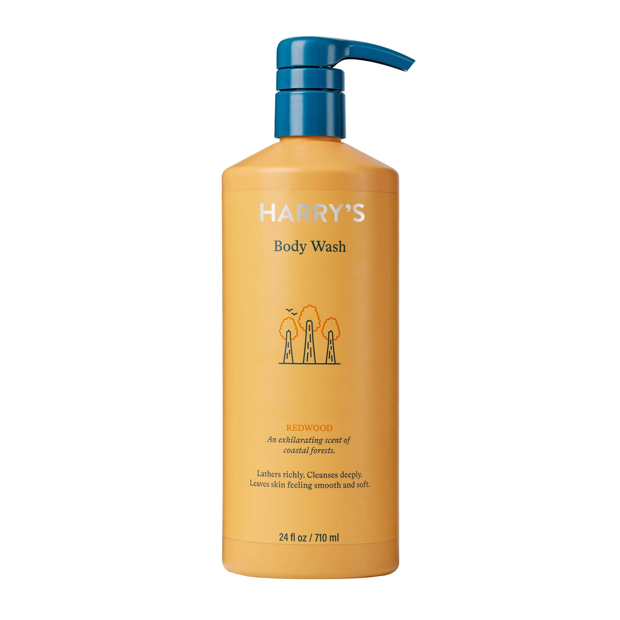 Harry's Men's Cleansing Body Wash, Redwood Scent, 16 fl oz - Kenya