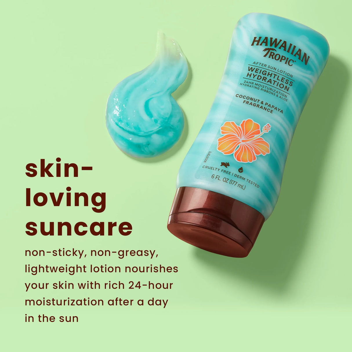 Hawaiian Tropic Silk Hydration Weightless After Sun Lotion 6 oz, 24 Hour Moisturization - Kenya