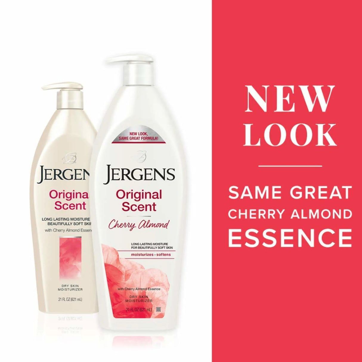 Jergens Body Lotion, with Cherry Almond Essence, 21 Oz - Kenya