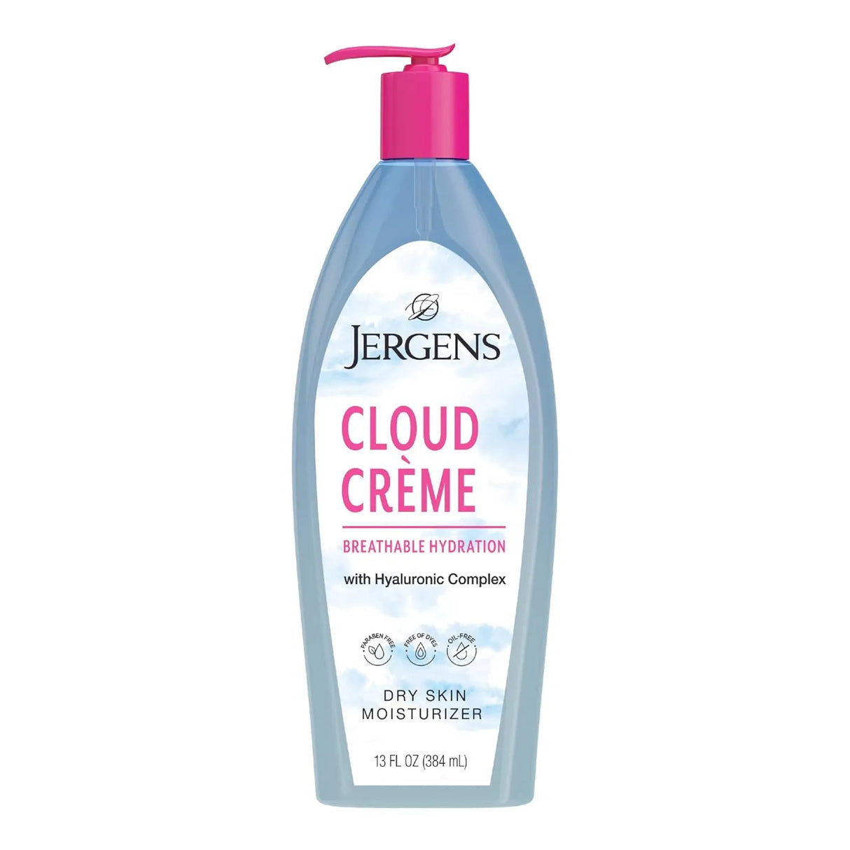 Jergens Cloud Creme Breathable Body Lotion, Fast-Absorbing Hydrating Moisturizer - Kenya