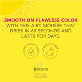 Jergens Natural Glow Instant Sun Body Mousse, Self Tanner for Deep Bronze Tan, 6 Ounce - Kenya