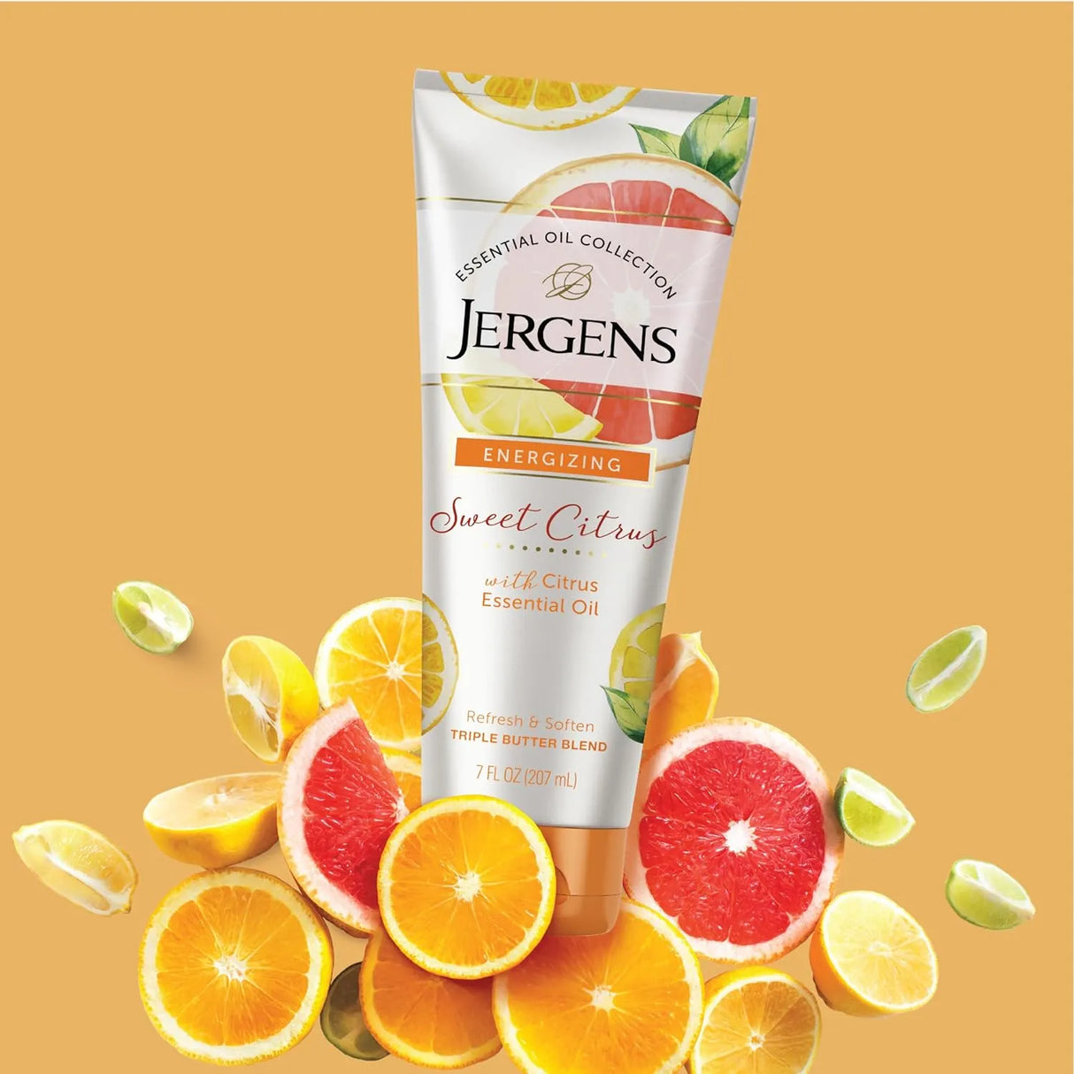 Jergens Sweet Citrus Body Butter Body and Hand Lotion, Moisturizer, 7 Ounce - Kenya