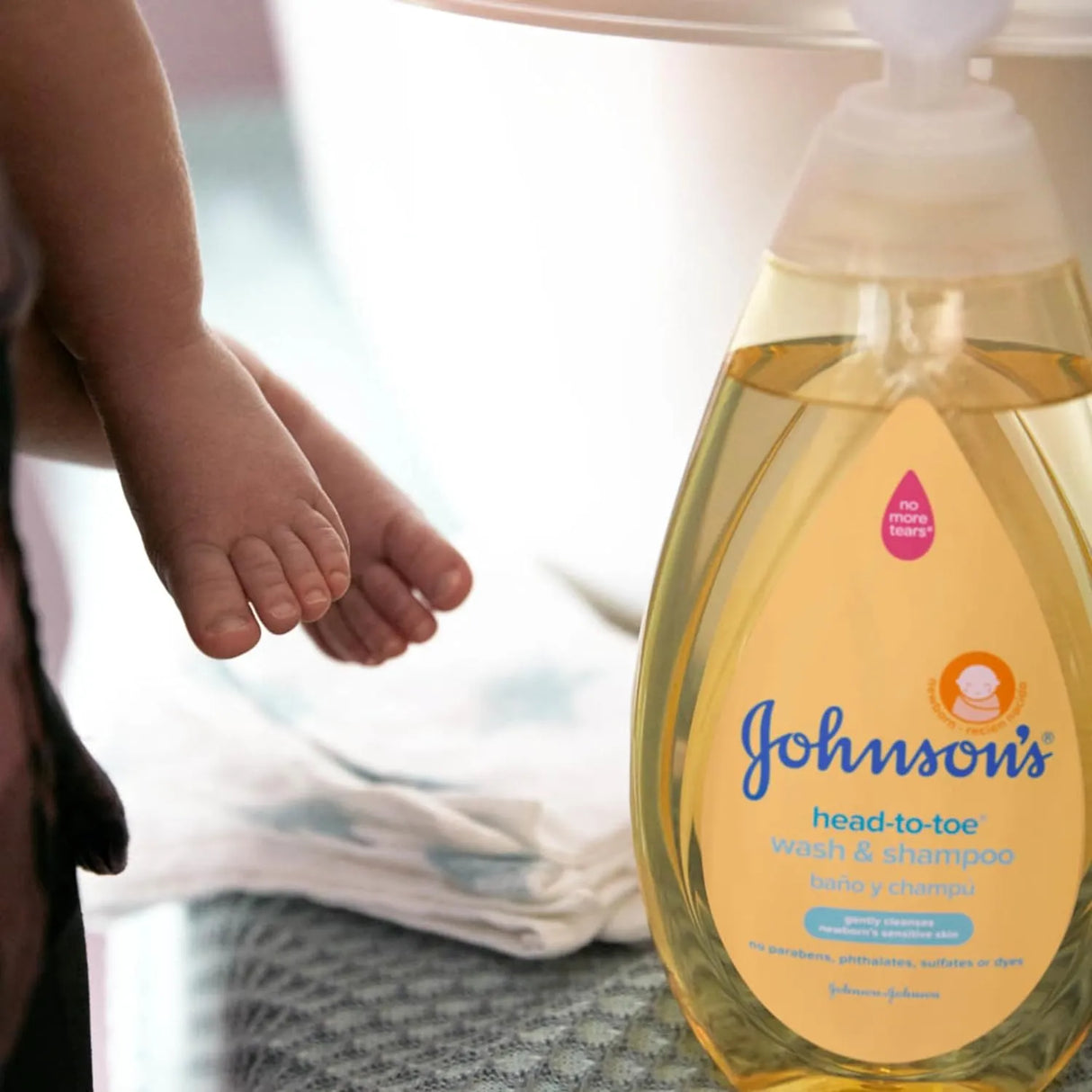 Johnson's Baby Head-To-Toe Gentle Baby Body Wash & Shampoo, Tear-Free, - Kenya