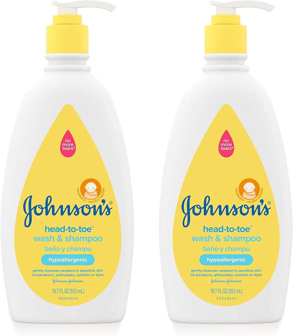 Johnson's Baby Head-To-Toe Gentle Baby Body Wash & Shampoo, Tear-Free, - Kenya