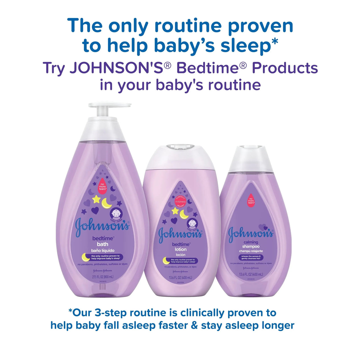 Johnson's Moisturizing Bedtime Baby Lotion, Paraben-Free, 27.1 fl. oz - Kenya