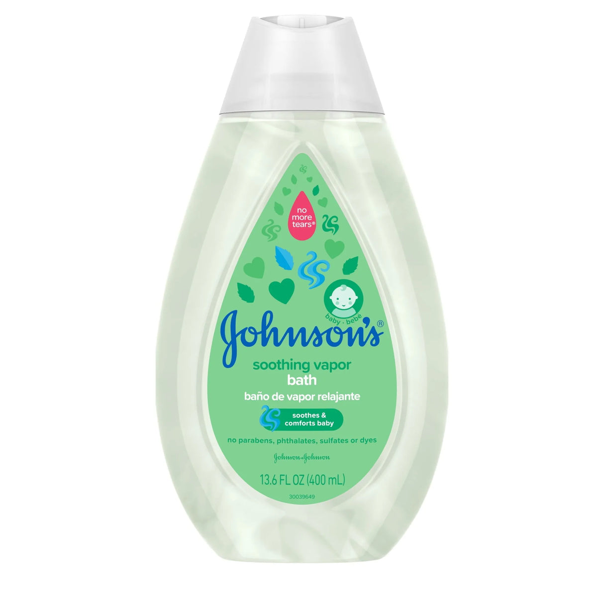 Johnson's Soothing Tear Free Vapor Bath Body Wash Soap for Baby, 13.6 oz - Kenya