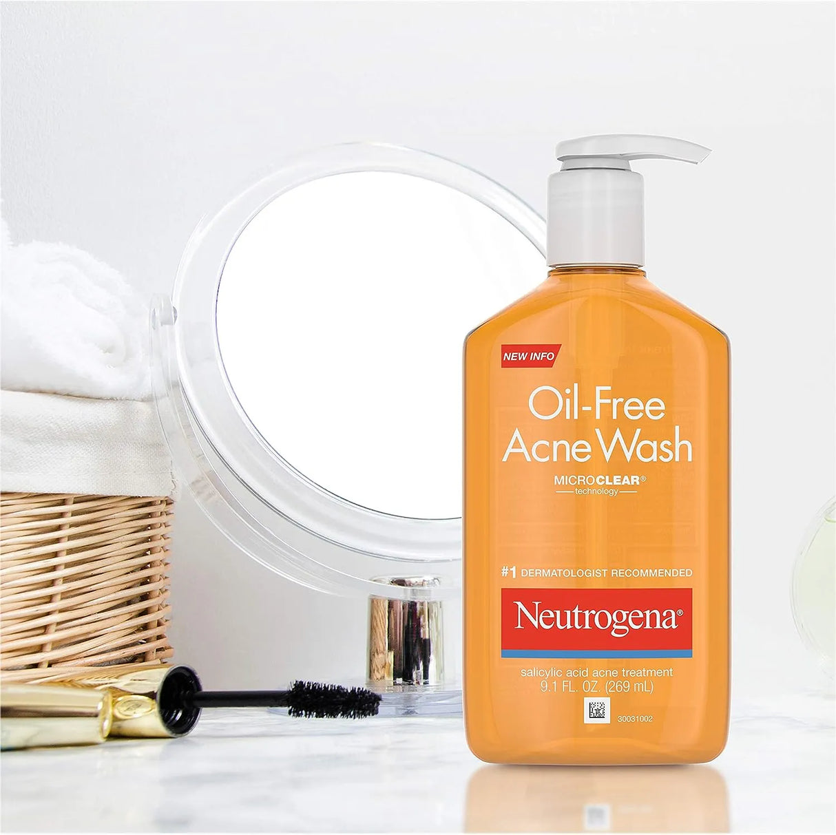 Neutrogena Acne Oil-Free Facial Cleanser + Salicylic Acid - Kenya