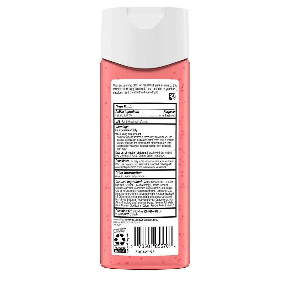 Neutrogena Body Clear Pink Grapefruit Acne Body Wash - Kenya