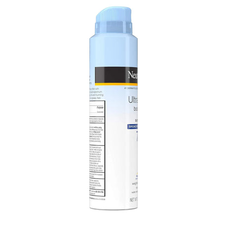 Neutrogena Ultra Sheer Spf70 Body Mist Full Reach Spray 5 Ounce (148ml) - Kenya