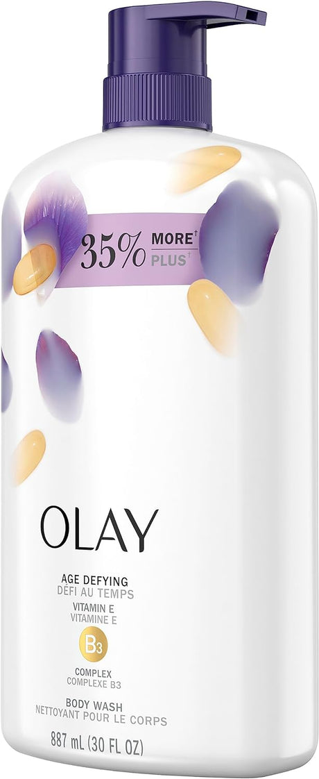 Olay Age Defying Body Wash with Vitamin E, 887 mL - Kenya