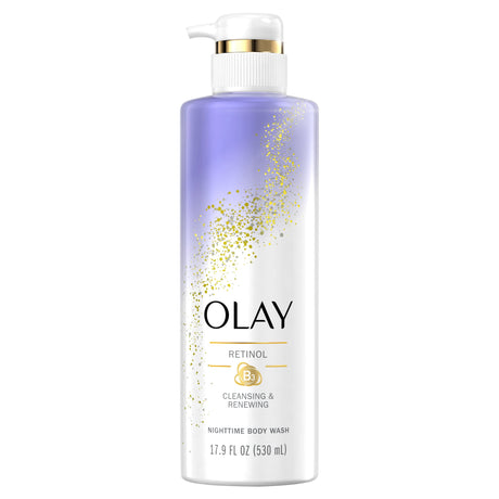 Olay Cleansing & Renewing Nighttime Body Wash With Retinol, 17.9 fl oz - Kenya