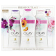 Olay Fresh Outlast Body Wash, 23.6 Fluid Ounce (Pack of 3) - Kenya