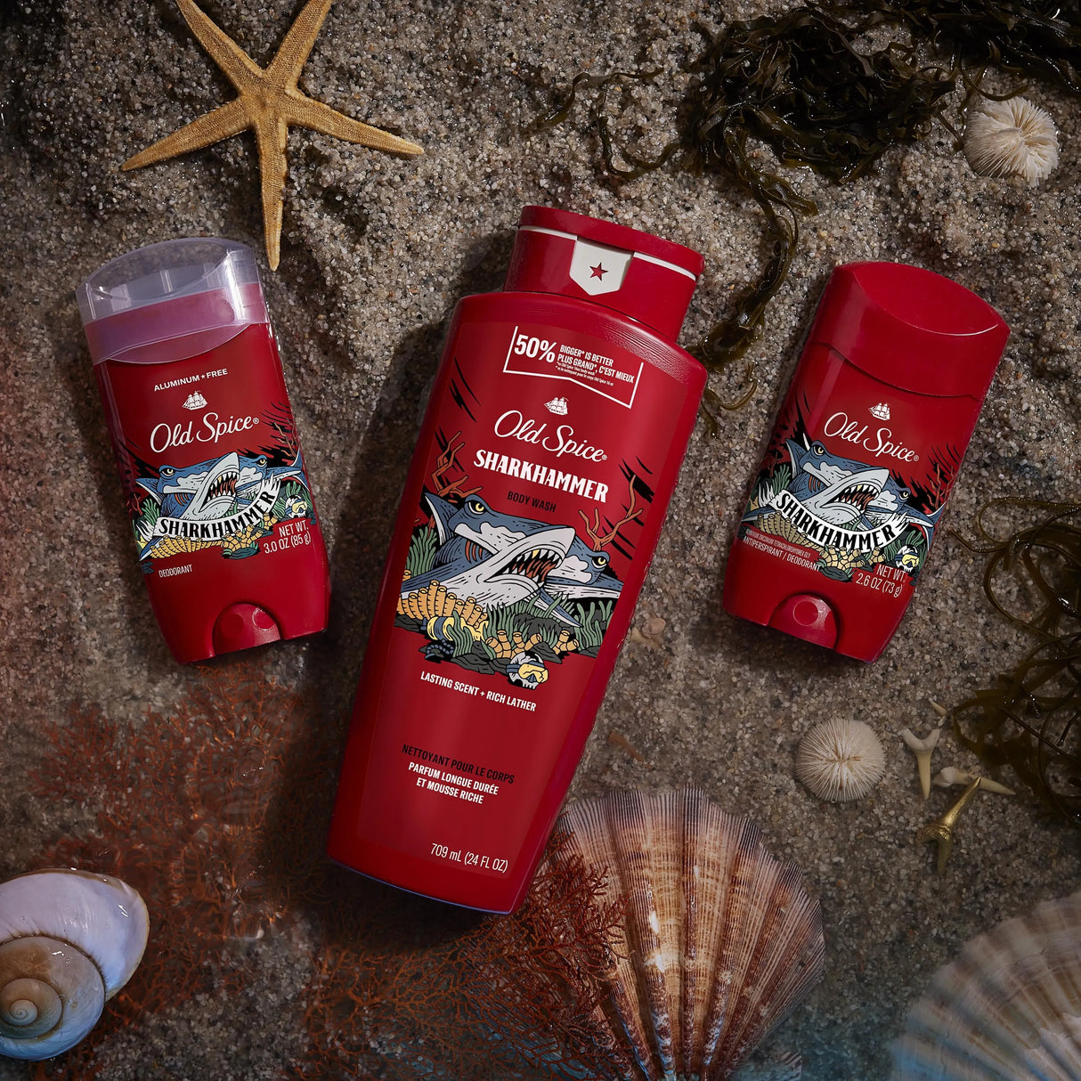 Old Spice Aluminum Free Deodorant for Men, Sharkhammer, 3 oz - Kenya