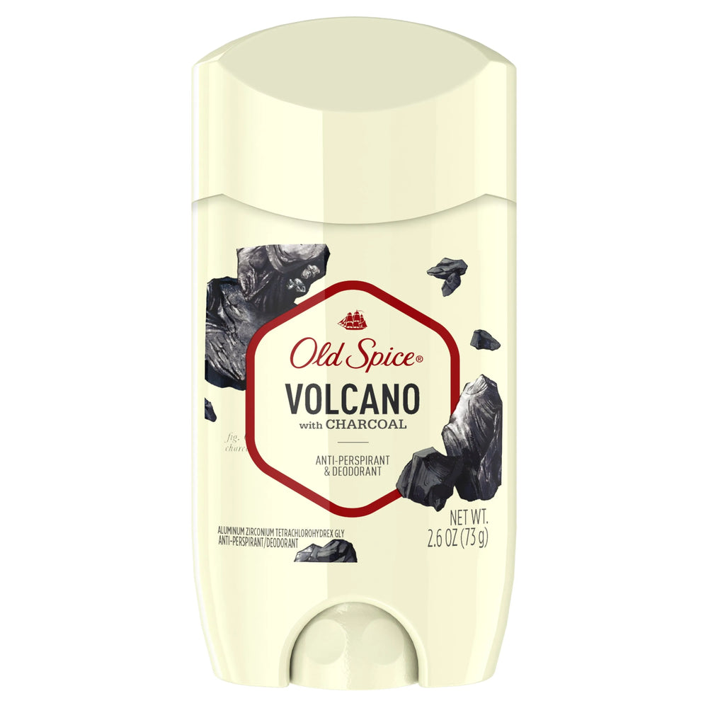 Old Spice Invisible Solid Antiperspirant Deodorant for Men Volcano with Charcoal Scent, 2.6 oz - Kenya