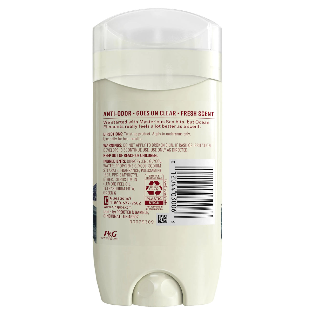 Old Spice Men's Deodorant Aluminum-Free Deep Sea with Ocean Elements, 3oz - Kenya