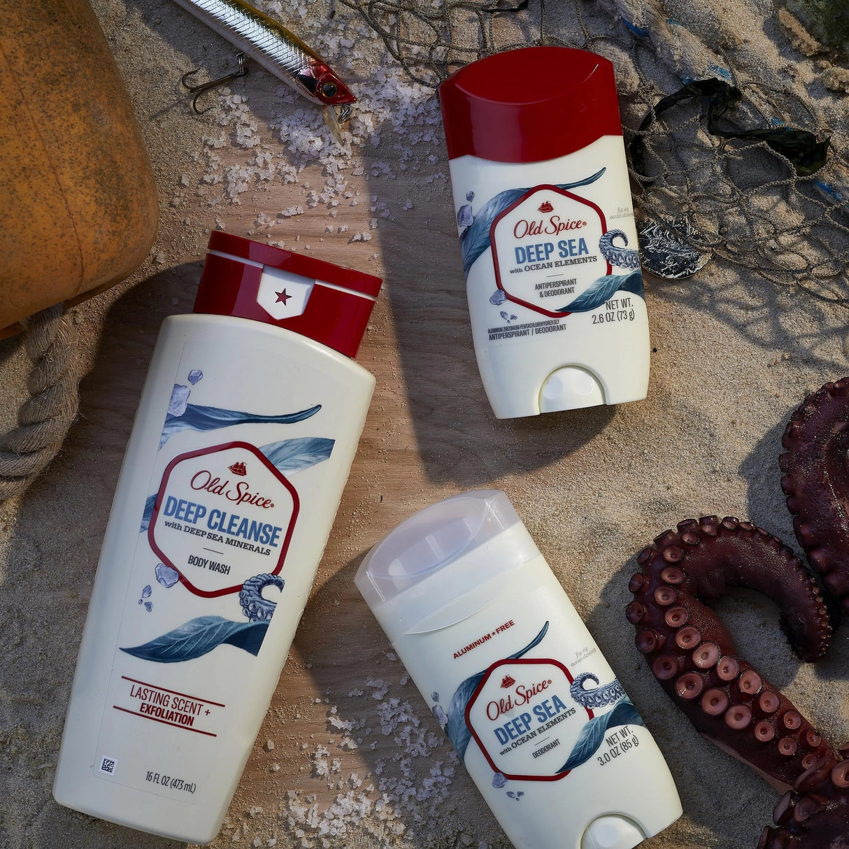 Old Spice Men's Deodorant Aluminum-Free Deep Sea with Ocean Elements, 3oz - Kenya