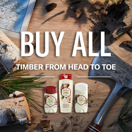 Old Spice Men's Deodorant Aluminum-Free Timber with Sandalwood, 3oz - Kenya