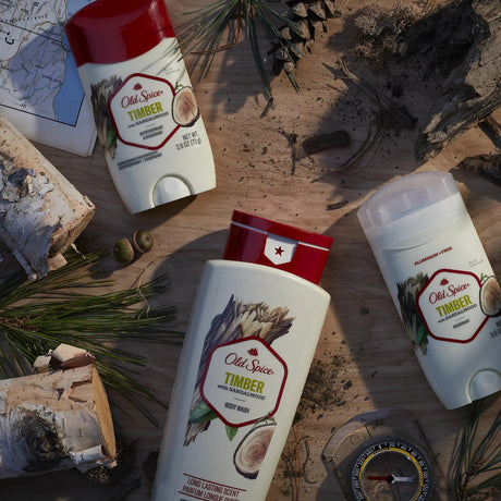 Old Spice Men's Deodorant Aluminum-Free Timber with Sandalwood, 3oz - Kenya