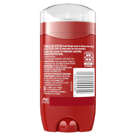 Old Spice Men's Deodorant Aluminum Free Trailblazer, 3.0oz - Kenya