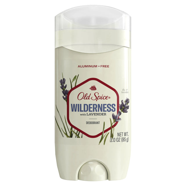 Old Spice Men's Deodorant Aluminum-Free Wilderness with Lavender, 3oz - Kenya