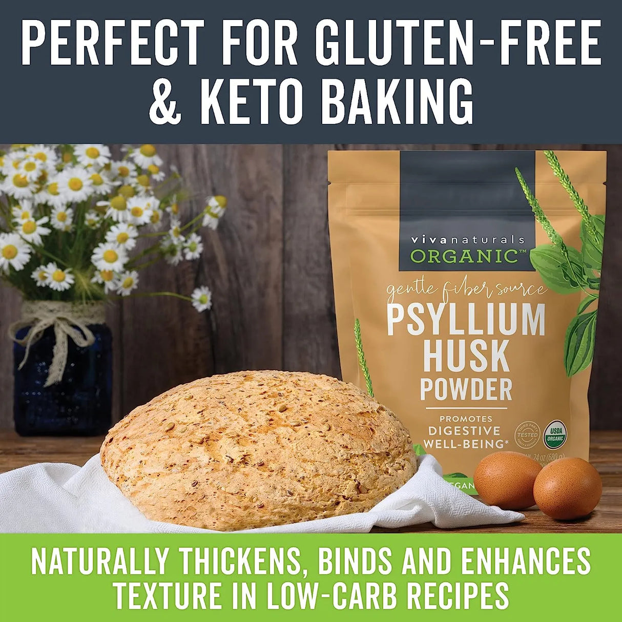 Organic Psyllium Husk Powder - Kenya