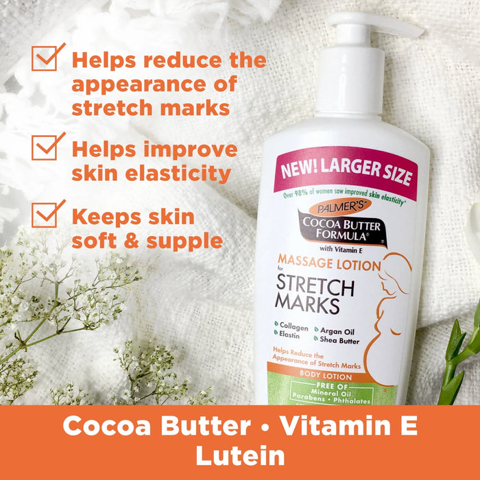 Palmer's Cocoa Butter Formula Massage Lotion for Stretch Marks and Pregnancy Skincare