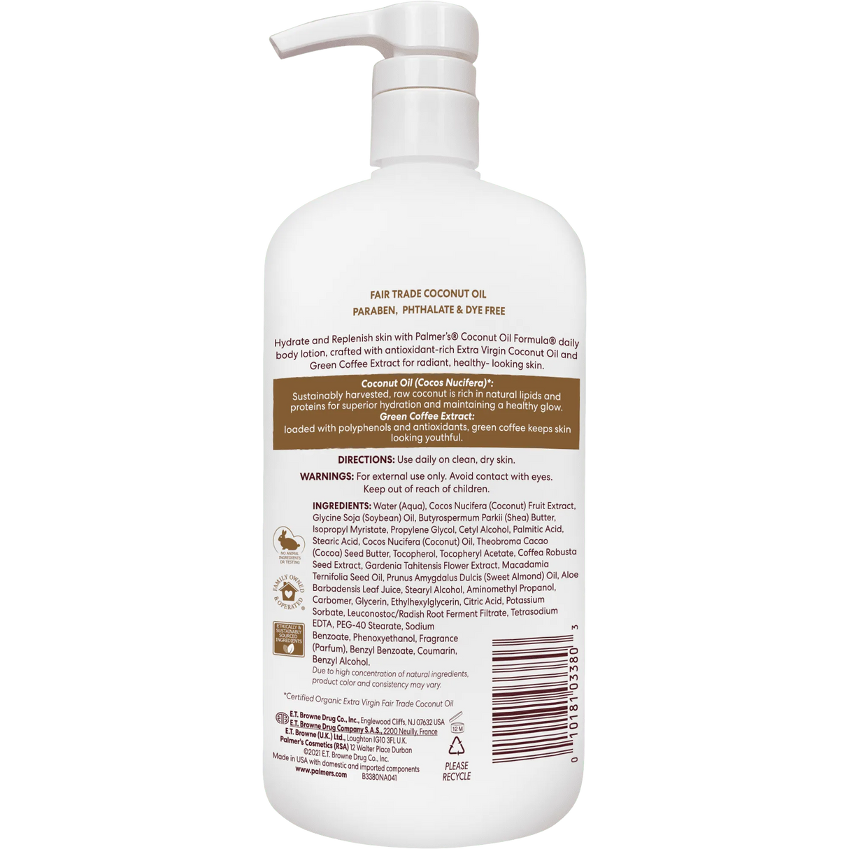 Palmer's Coconut Oil Formula Body Lotion for Dry Skin - Kenya