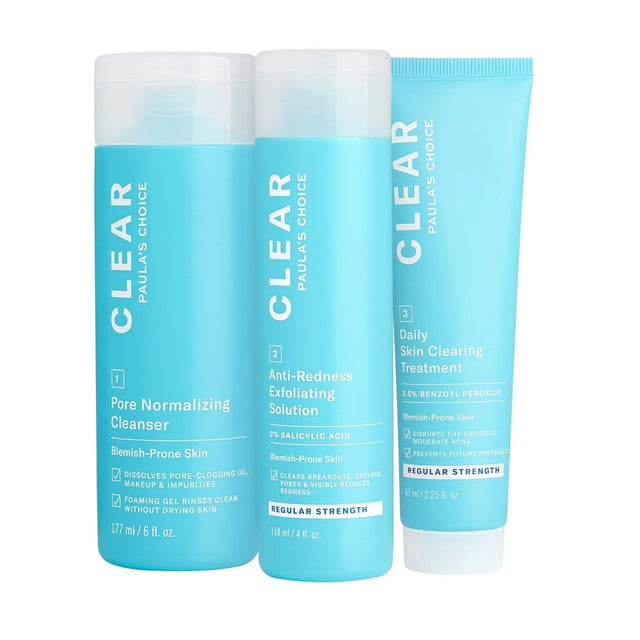 Paula's Choice CLEAR Extra Strength Acne Kit, 2% Salicylic Acid & 5% Benzoyl Peroxide - Kenya