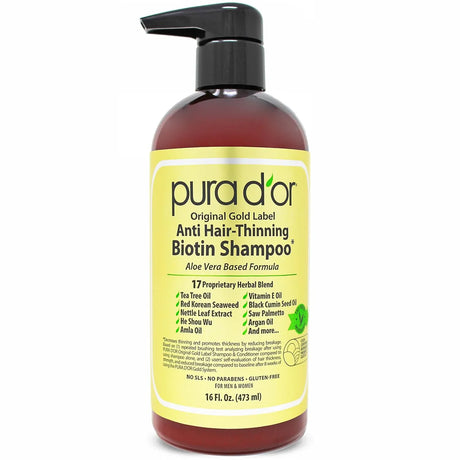 PURA D'OR Original Gold Label Anti-Thinning Biotin Shampoo - Kenya