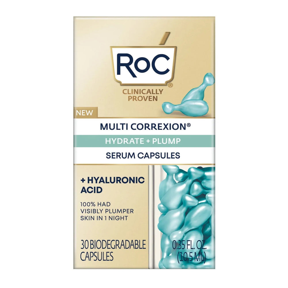RoC Multi Correxion Hydrate + Plump Night Serum Capsules, Hyaluronic Acid - Kenya