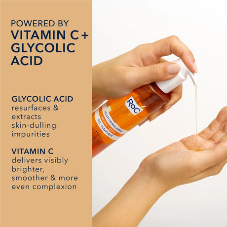 Roc Mutli Correxion Anti-Aging Gel Facial Cleanser with Vitamin C + Glycolic Acid - Kenya