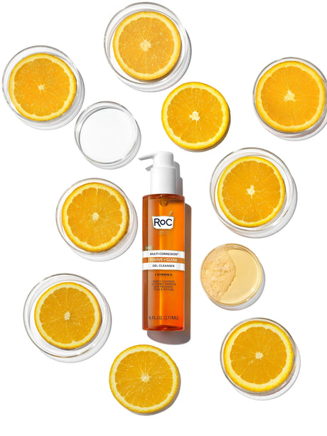 Roc Mutli Correxion Anti-Aging Gel Facial Cleanser with Vitamin C + Glycolic Acid - Kenya