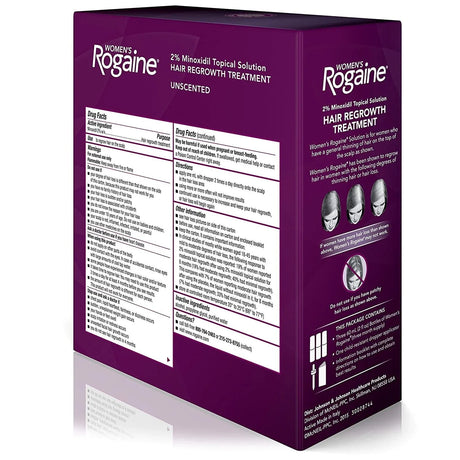 Rogaine Women's 3 Month Supply, Unscented, 6 oz, 3 - 2oz Bottles Per Pack - Kenya