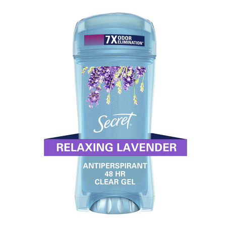 Secret Clear Gel and Deodorant for Women, Relaxing Refreshing Lavender, 2.6 oz - Kenya