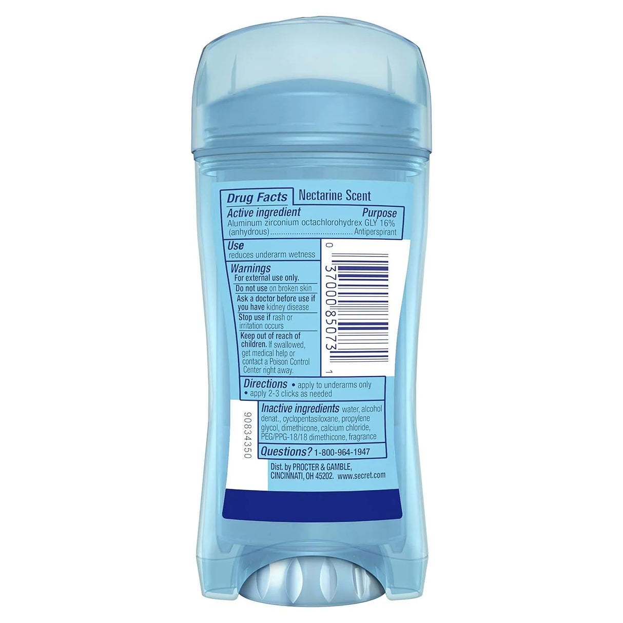 Secret Fresh Antiperspirant Deodorant Clear Gel, Passion de Tango, 2.6 oz - Kenya
