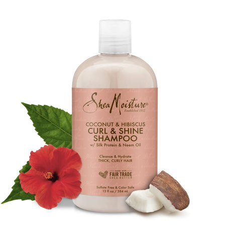 SheaMoisture Coconut and Hibiscus Curl and Shine Shampoo - Kenya