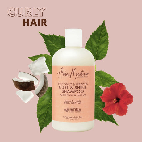 SheaMoisture Coconut and Hibiscus Curl and Shine Shampoo - Kenya