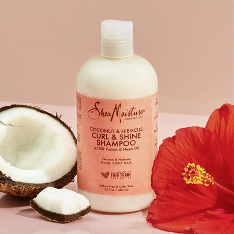 SheaMoisture Coconut and Hibiscus Curl and Shine Shampoo - Kenya