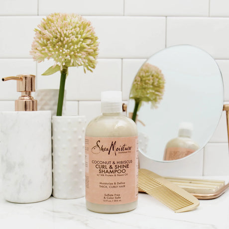 SheaMoisture Coconut and Hibiscus Curl and Shine Shampoo - Kenya