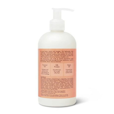 SheaMoisture Coconut Hibiscus Conditioner Curl Shine Silicone - Kenya