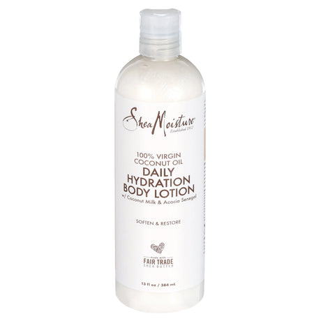 SheaMoisture Daily Hydration Body Lotion 100% Virgin Coconut Oil - Kenya