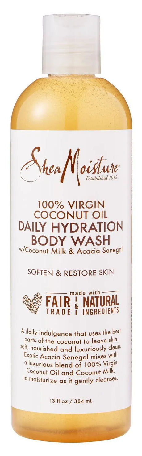 SheaMoisture Daily Hydration Body Wash 100% Virgin Coconut Oil - Kenya