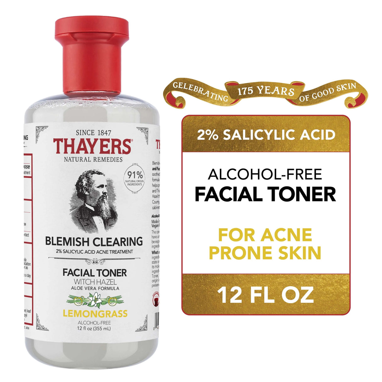 Thayers Blemish Clearing Lemongrass Face Toner with Salicylic Acid - Kenya