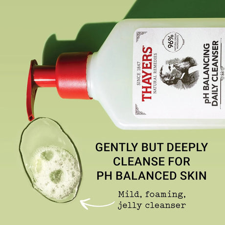 Thayers pH Balancing Gentle Face Wash with Aloe Vera and Hyaluronic Acid, 8oz - Kenya